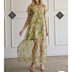 NWT Ellery Organza Maxi Dress